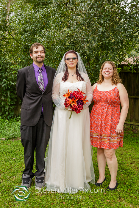Intimate Orlando Backyard Wedding Photos